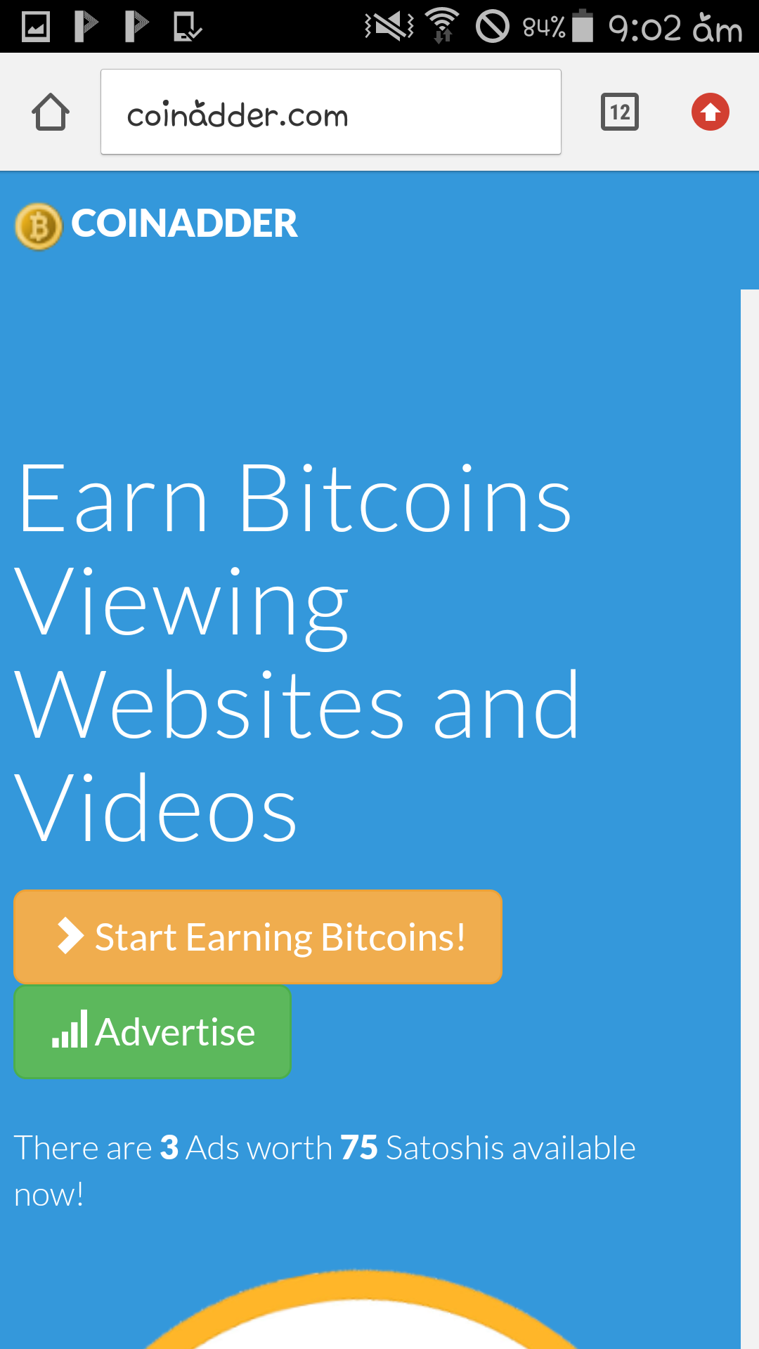 Coinadder Bitcoin Earning Steemit - 